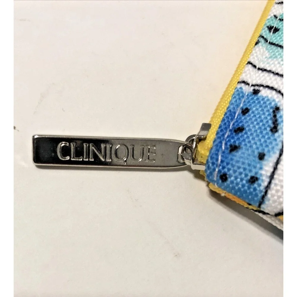 Clinique by Vera Zippered Cosmetic Bag‎ Butterfly and Ladybug Liner - 10